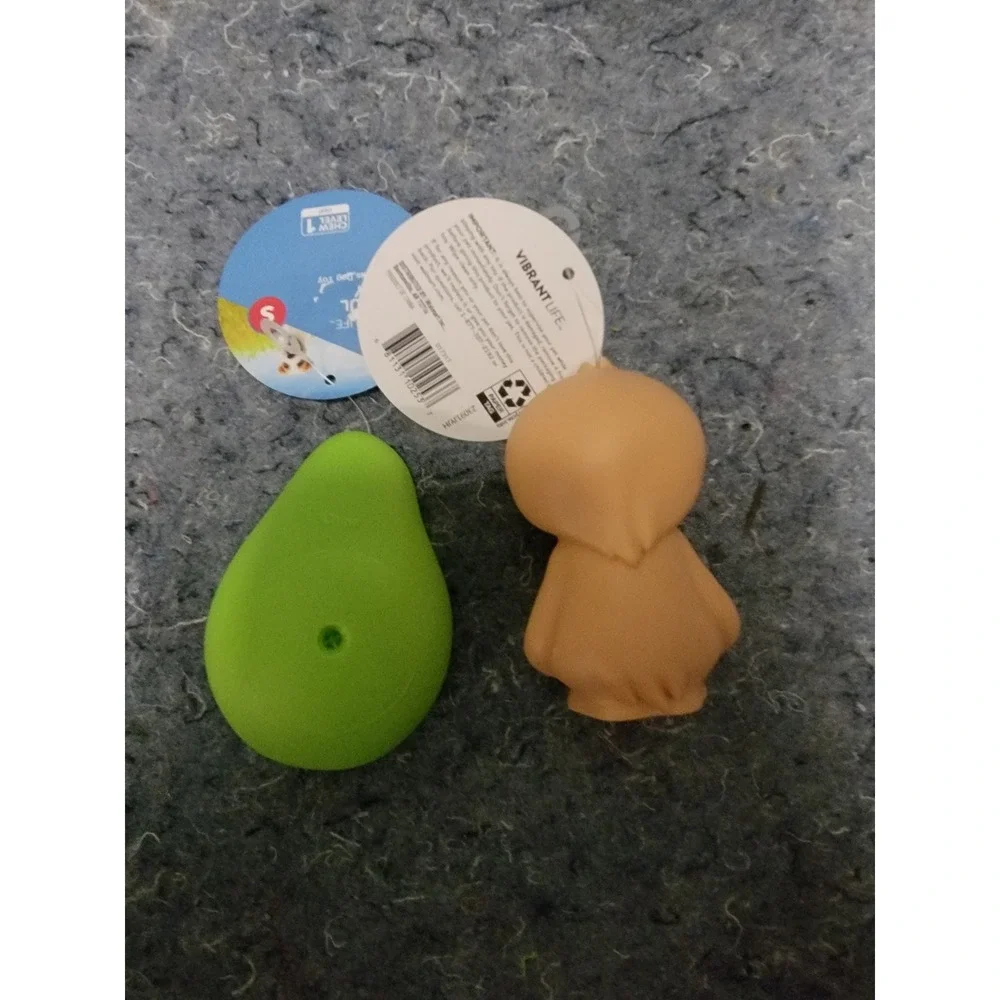 Virbrant Life Small‎ Dog Toy Pup Squeaks Set of two